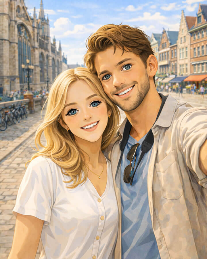 Ghibli-style portrait example 2