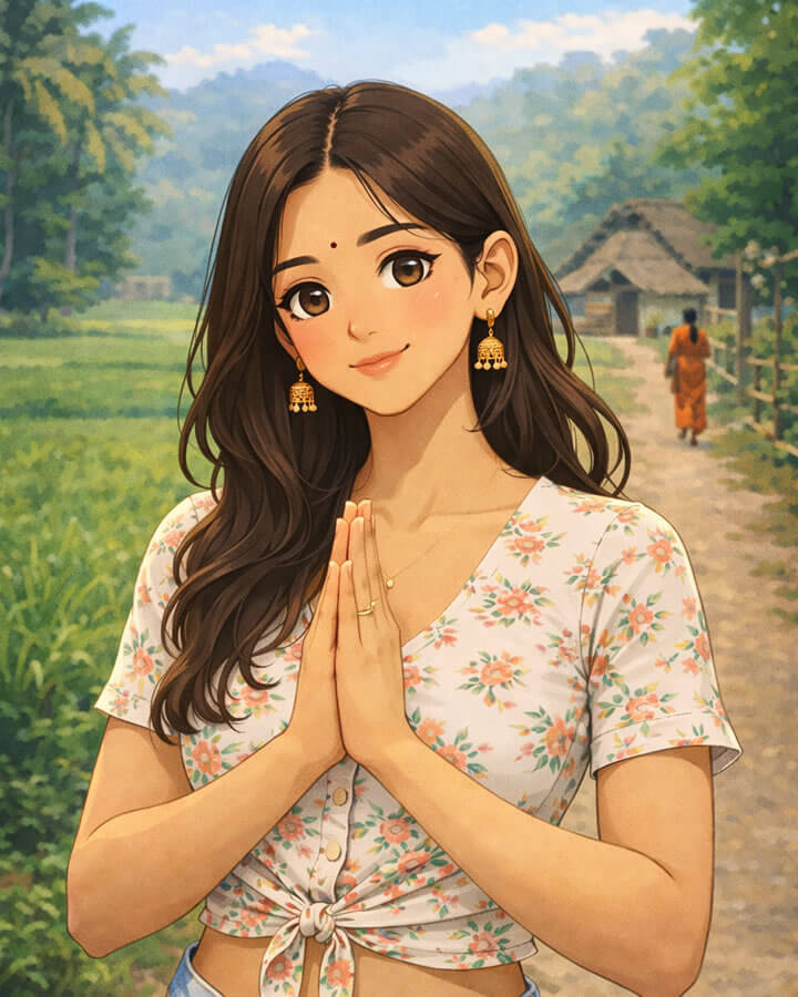 Ghibli-style avatar example 4